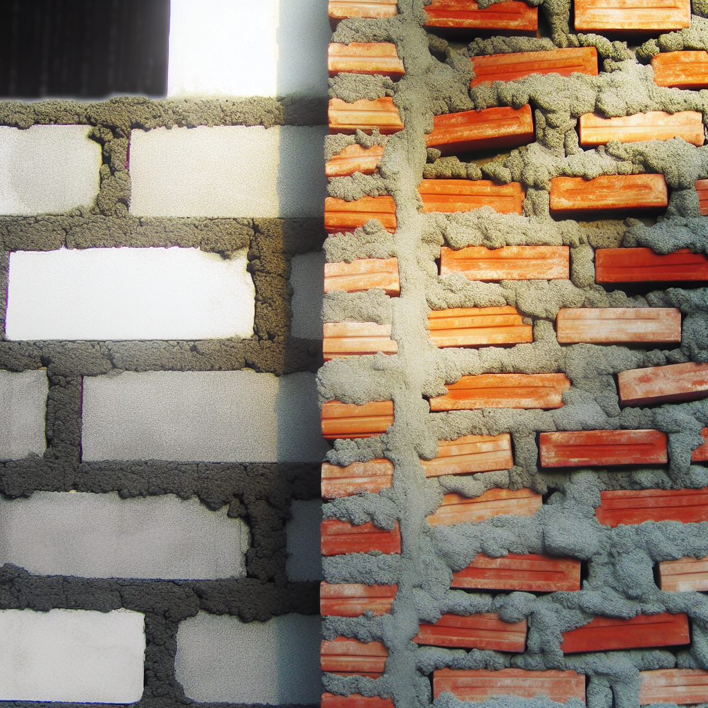 Concrete Bricks vs. Clay Bricks