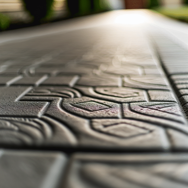 614 Concrete - Decorative Concrete Stamps: Adding Texture and Detail to Surfaces