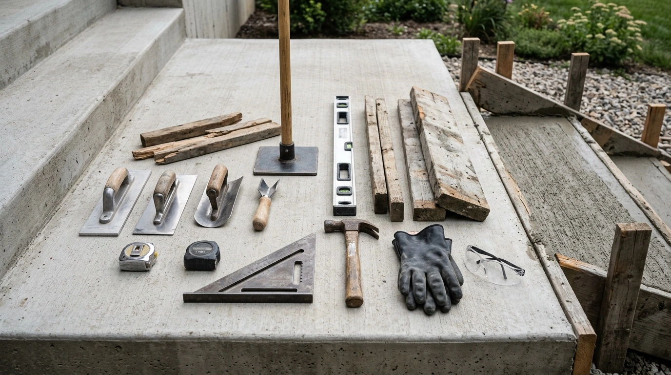 concrete step tools