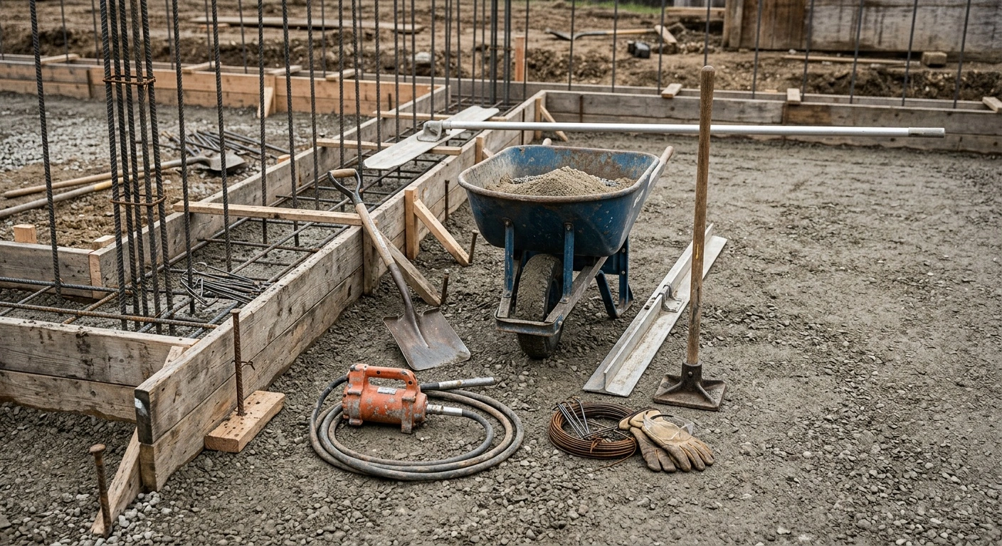 foundation concrete tools